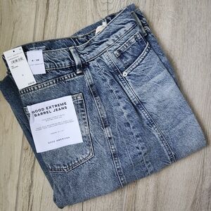 Good American Blue Flare & Wide Leg Jeans